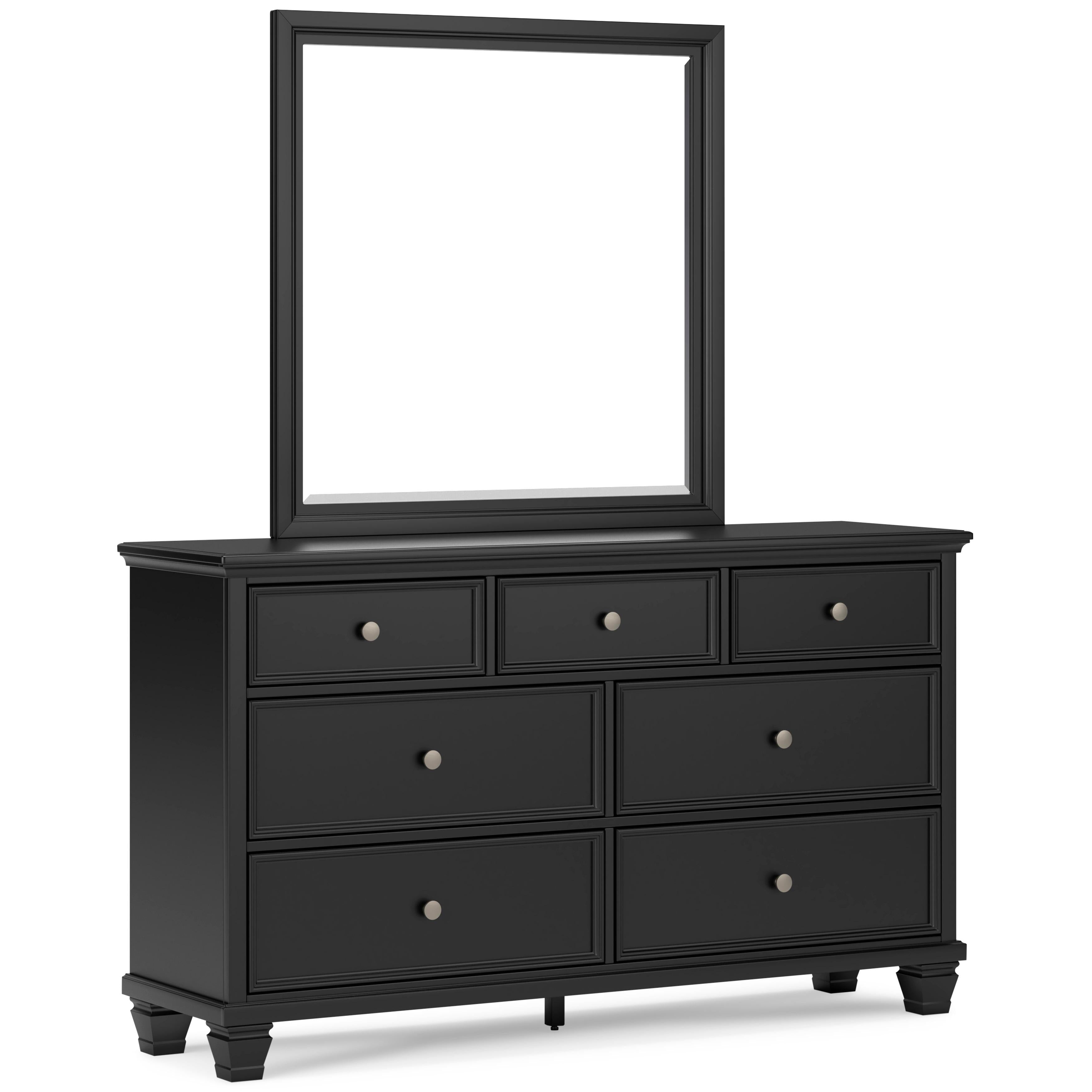 Signature Design by Ashley Lanolee 7-Drawer Dresser with Mirror  B687-31/B687-36