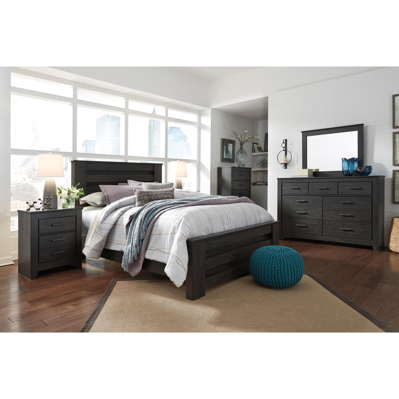 Signature Design by Ashley Brinxton B249 5 pc Queen Panel Bedroom Set IMAGE 2