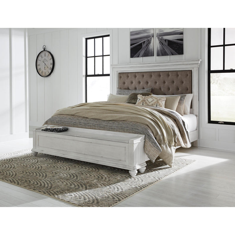 Benchcraft Kanwyn B777 8 pc Queen Upholstered Panel Bedroom Set IMAGE 2