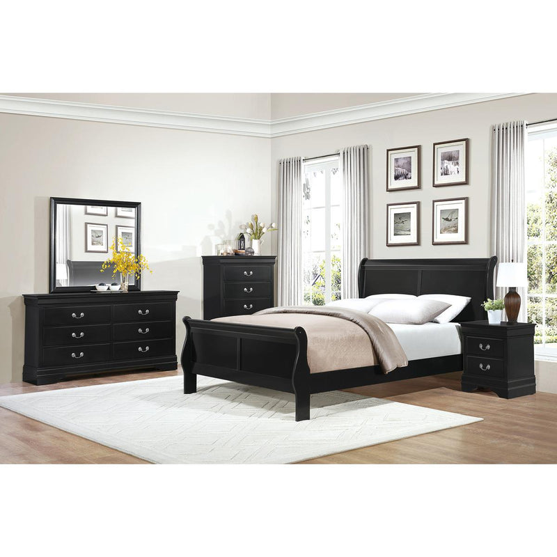 Homelegance Mayville Queen Sleigh Bed 2147BK-1* IMAGE 3