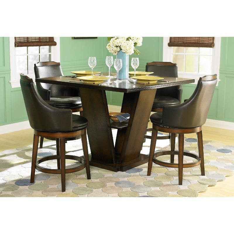 Homelegance Square Bayshore Counter Height Dining Table 5447-36/5447-36B IMAGE 2