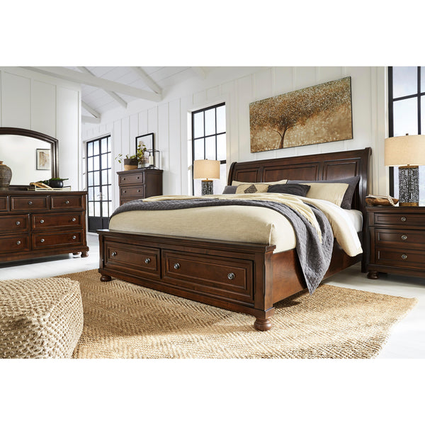 Millennium Porter B697B24 6 pc Queen Storage Sleigh Bedroom Set IMAGE 1