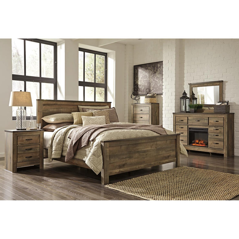 Trinell trundle outlet bed