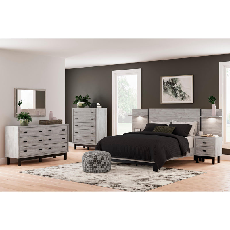 Signature Design by Ashley Vessalli B1036-Q-K 7 pc Queen Panel Bedroom Set IMAGE 1