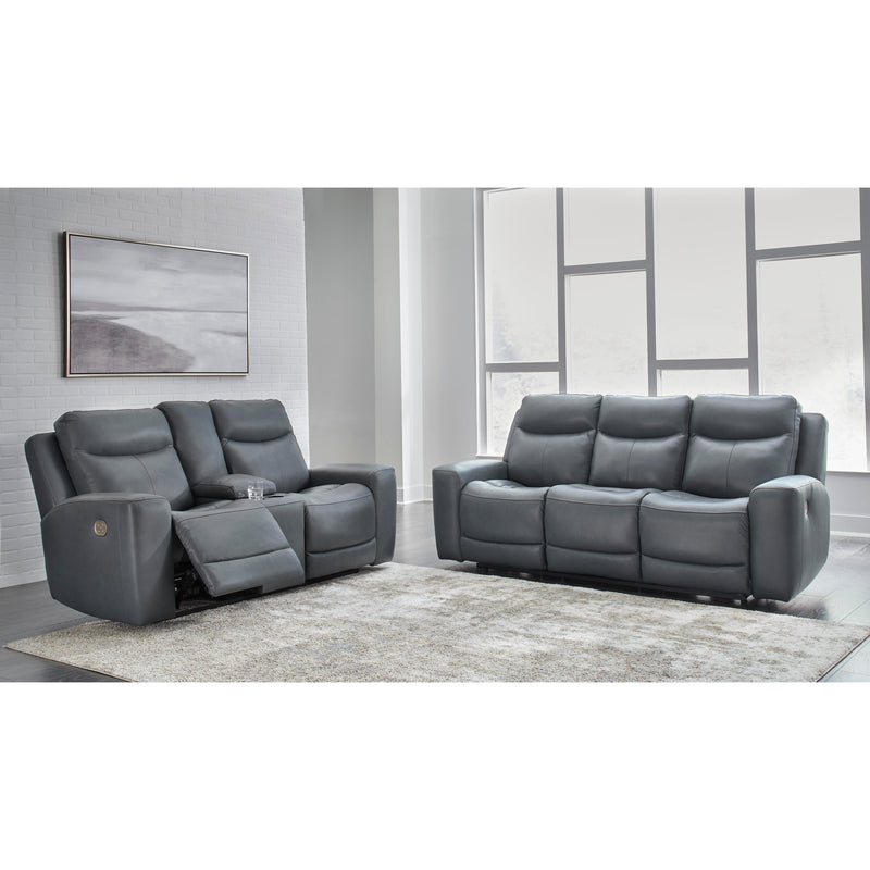 Signature Design by Ashley Mindanao U595041 2 pc Power Reclining Living Room Set IMAGE 3