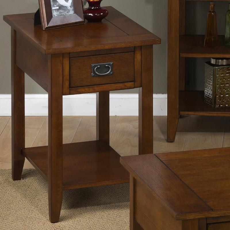 Jofran Mission Oak End Table 1032-7 IMAGE 1