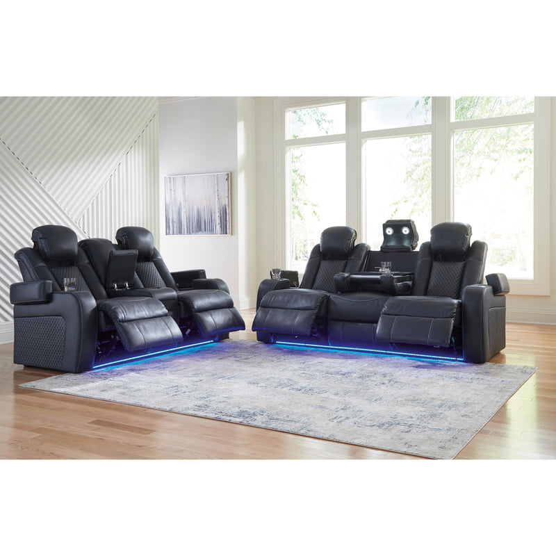 Signature Design by Ashley Fyne-Dyme 36603 2 pc Power Reclining Living Room Set IMAGE 3