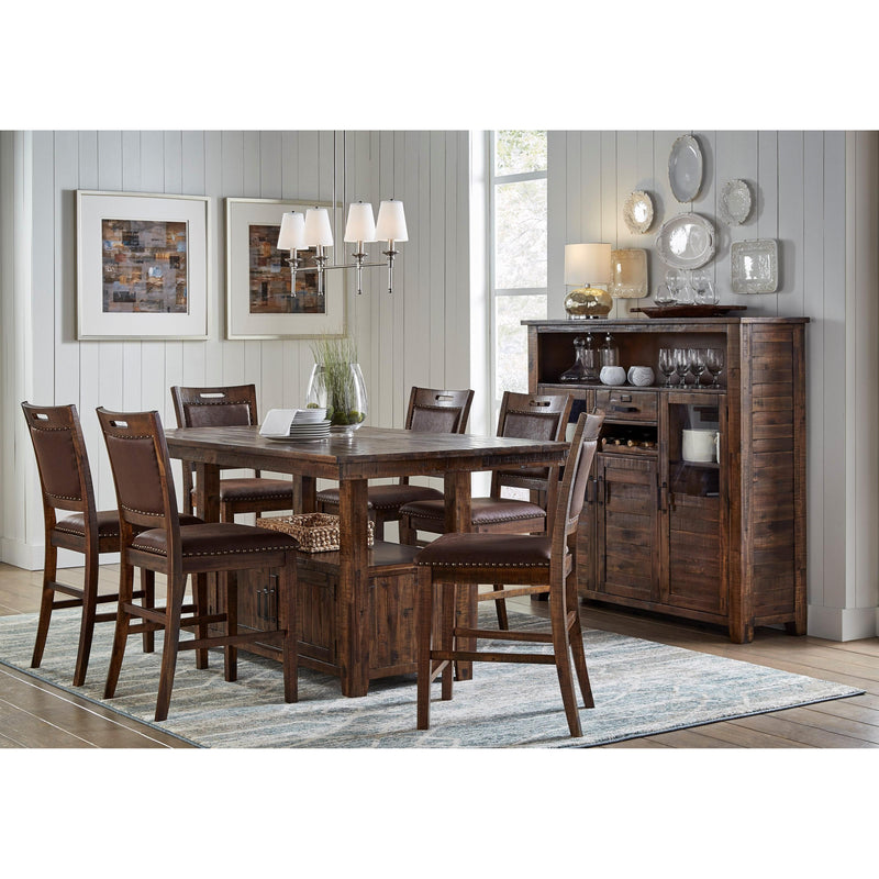 Jofran Cannon Valley Adjustable Height Dining Table with Pedestal Base