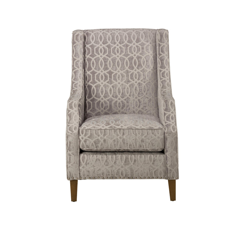 Jofran Quinn Stationary Fabric Accent Chair QUINN-CH-DOVE IMAGE 2