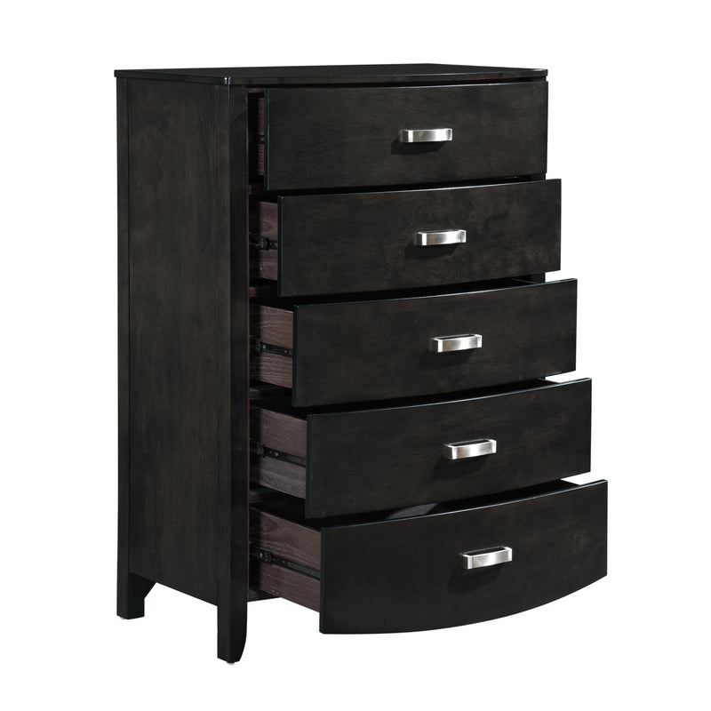 Homelegance Lyric 5-Drawer Chest 1737NGY-9 IMAGE 3