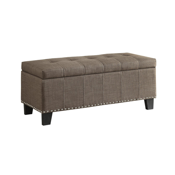 Homelegance Fedora Fabric Storage Ottoman 4614-F1 IMAGE 1