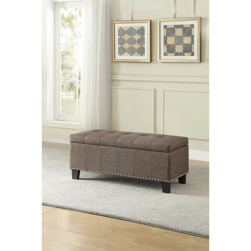 Homelegance Fedora Fabric Storage Ottoman 4614-F1 IMAGE 3