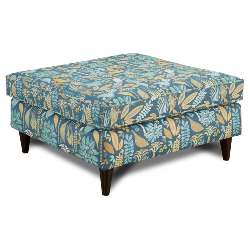 Fusion Furniture Fabric Ottoman 170 JB RAINFOREST CALYPSO IMAGE 1