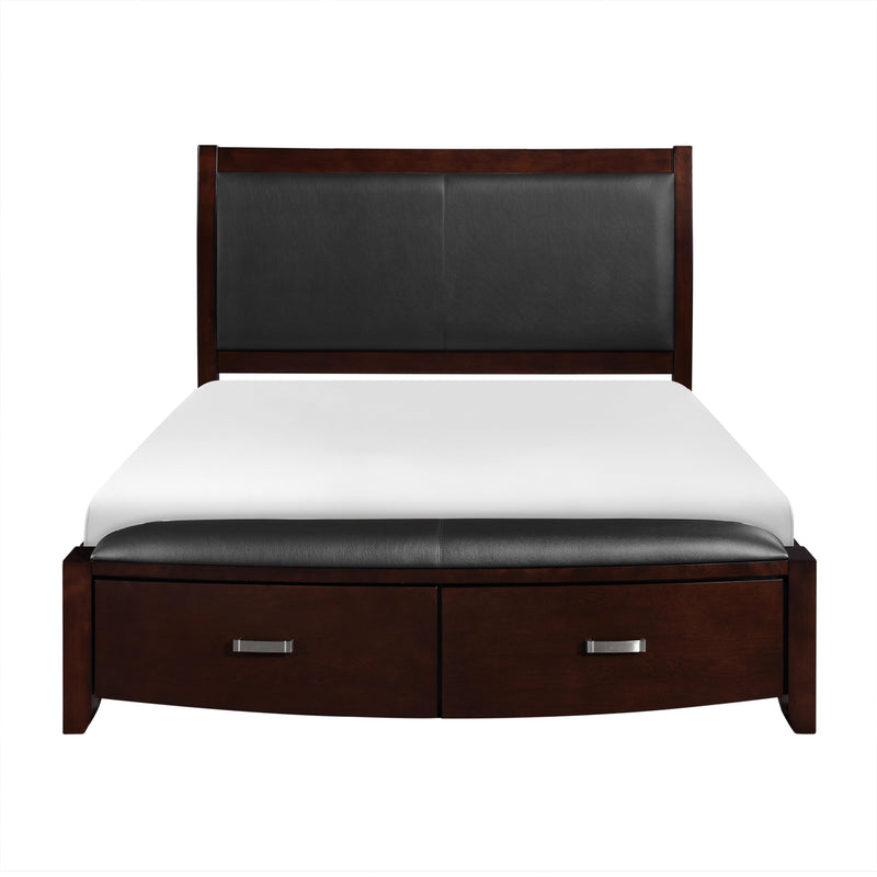 Homelegance Lyric King Bed with Storage 1737KNC-1EK* IMAGE 1