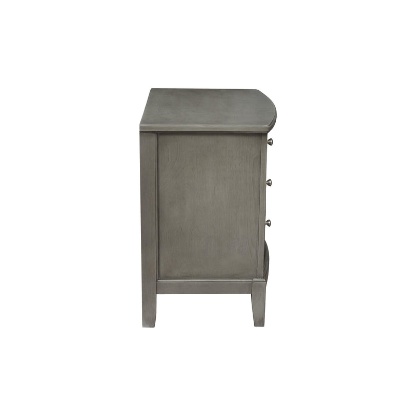 Homelegance Cotterill 3-Drawer Nightstand 1730GY-4 IMAGE 3