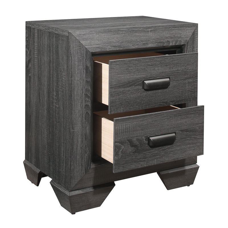 Homelegance Beechnut 2-Drawer Nightstand 1904GY-4 IMAGE 3