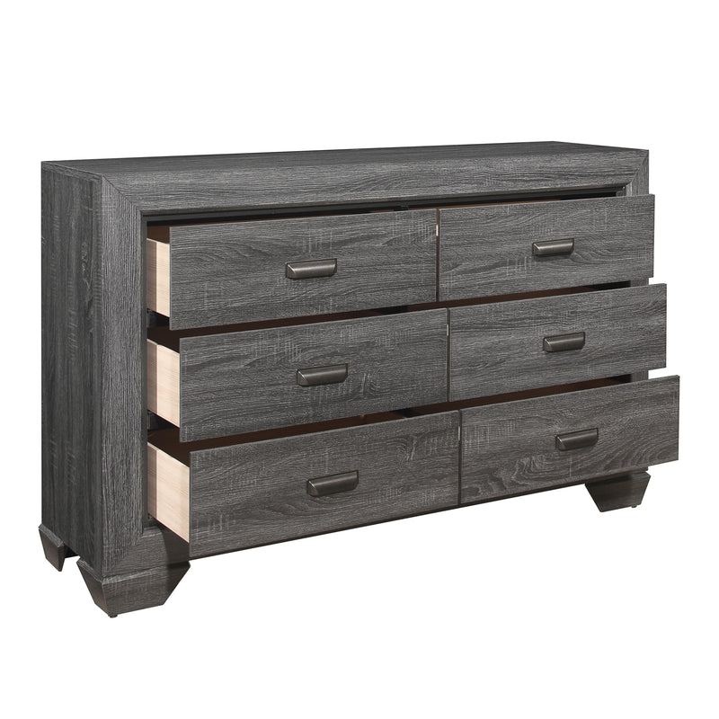 Homelegance Beechnut 6-Drawer Dresser 1904GY-5 IMAGE 3