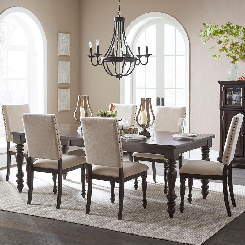 Homelegance Begonia Dining Table 1718GY-90 IMAGE 4