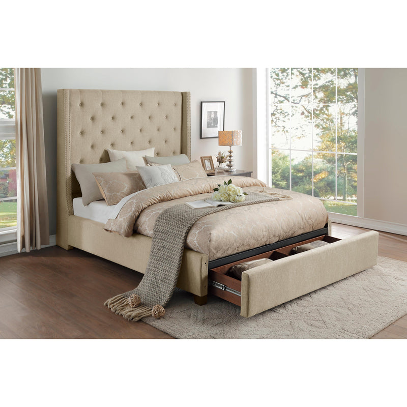 Homelegance Fairborn King Upholstered Platform Bed with Storage 5877KBE-1EKDW* IMAGE 8