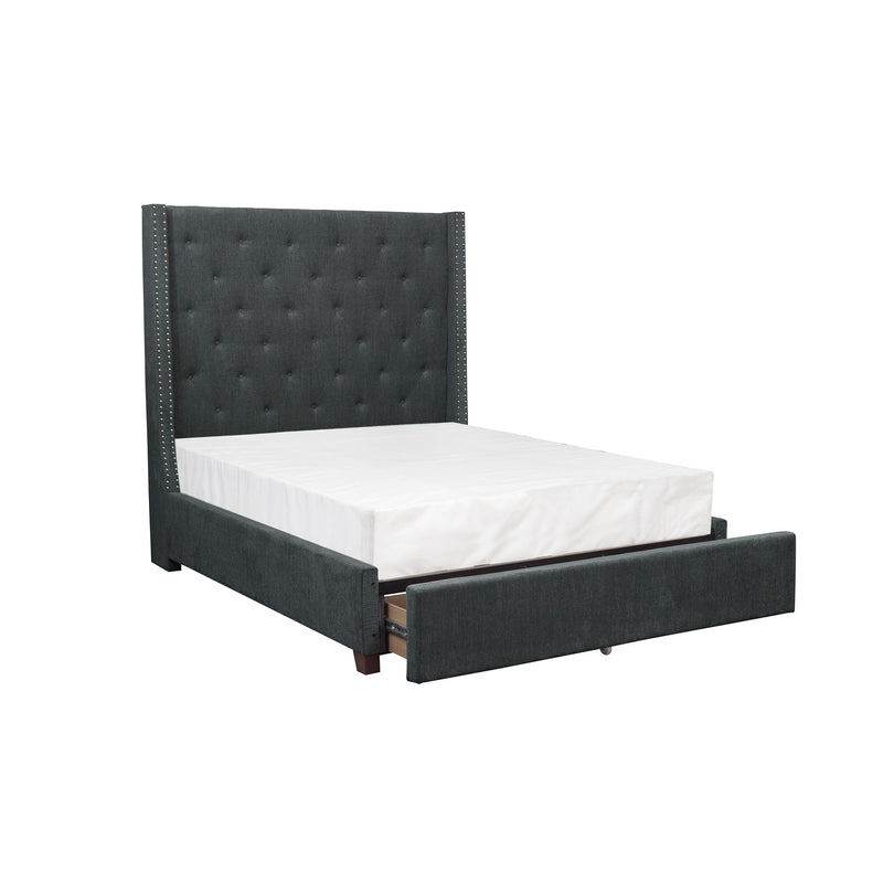 Homelegance Fairborn California King Platform Bed with Storage 5877KGY-1CKDW* IMAGE 1