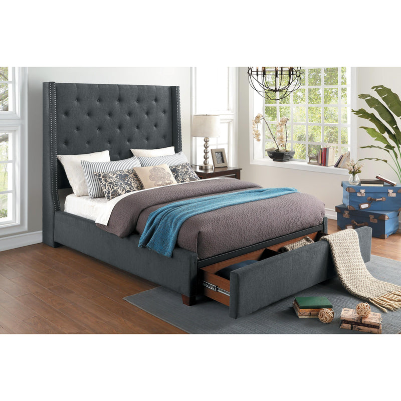 Homelegance Fairborn Full Platform Bed with Storage 5877FGY-1DW* IMAGE 4