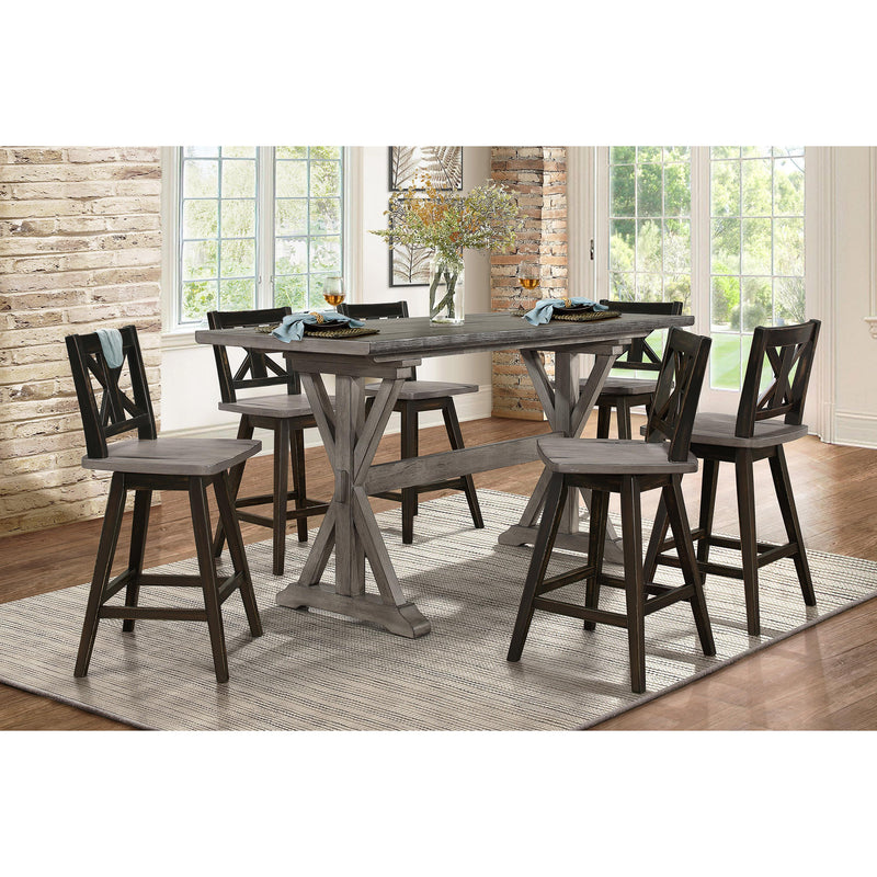 Homelegance Amsonia Counter Height Dining Table with Trestle Base 5602-36 IMAGE 4