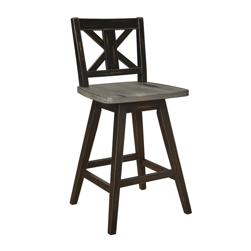 Homelegance Amsonia Counter Height Stool 5602-24BK IMAGE 2