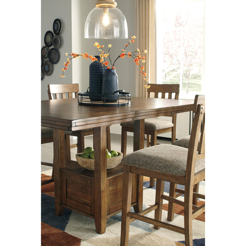 Benchcraft Flaybern Counter Height Dining Table with Pedestal Base D595-42 IMAGE 6