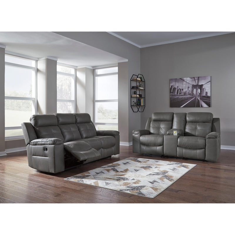 Signature Design by Ashley Jesolo Reclining Fabric Loveseat 8670594 IMAGE 8