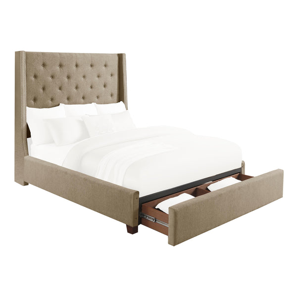 Homelegance Fairborn King Platform Bed with Storage 5877KBR-1EKDW* IMAGE 1