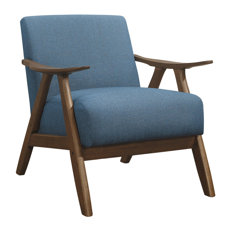 Homelegance Damala Stationary Fabric Accent Chair 1138BU-1 IMAGE 1