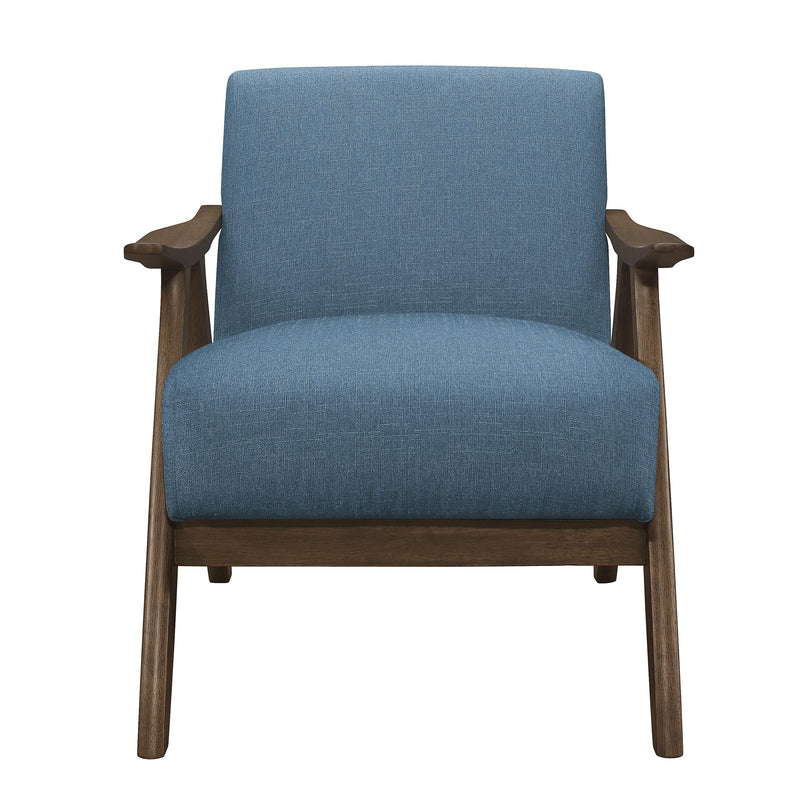 Homelegance Damala Stationary Fabric Accent Chair 1138BU-1 IMAGE 2