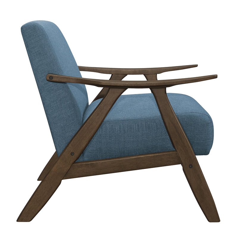 Homelegance Damala Stationary Fabric Accent Chair 1138BU-1 IMAGE 3
