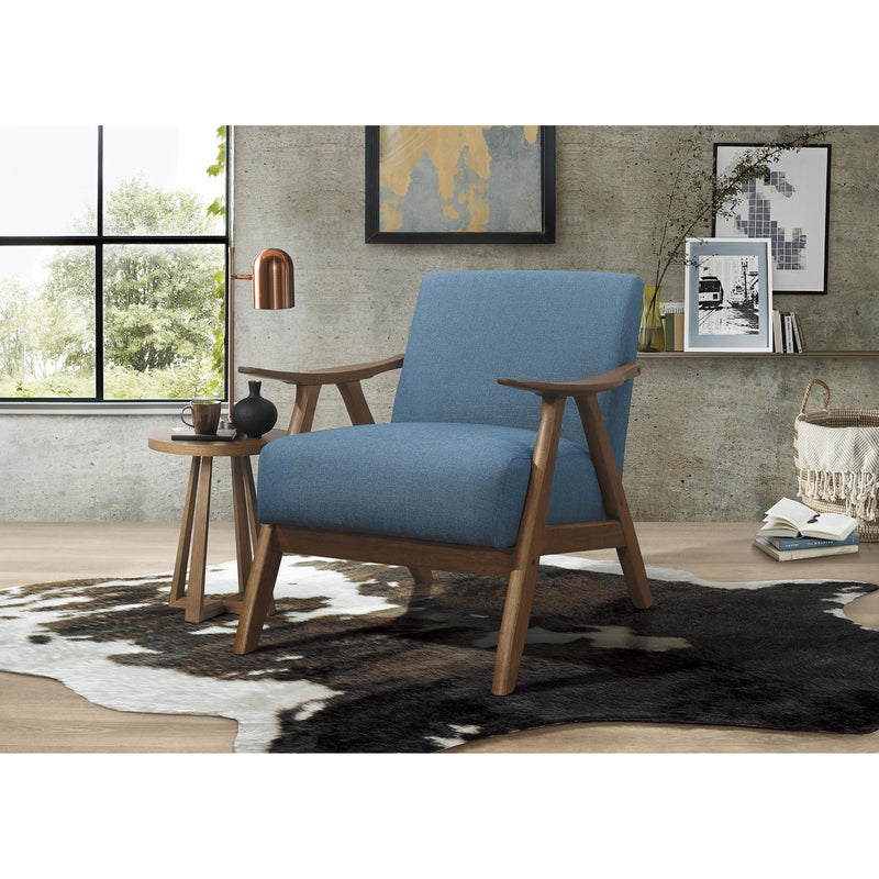 Homelegance Damala Stationary Fabric Accent Chair 1138BU-1 IMAGE 4