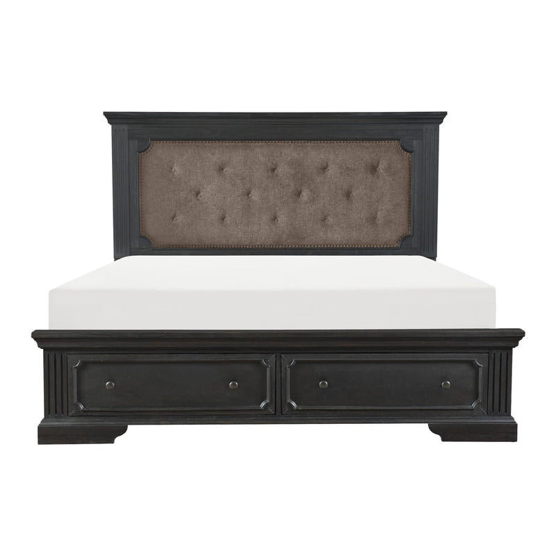 Homelegance Bolingbrook King Upholstered Panel Bed with Storage 1647K-1EK* IMAGE 1