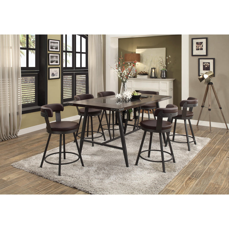 Homelegance Appert Counter Height Dining Chair 5566-24BR IMAGE 4