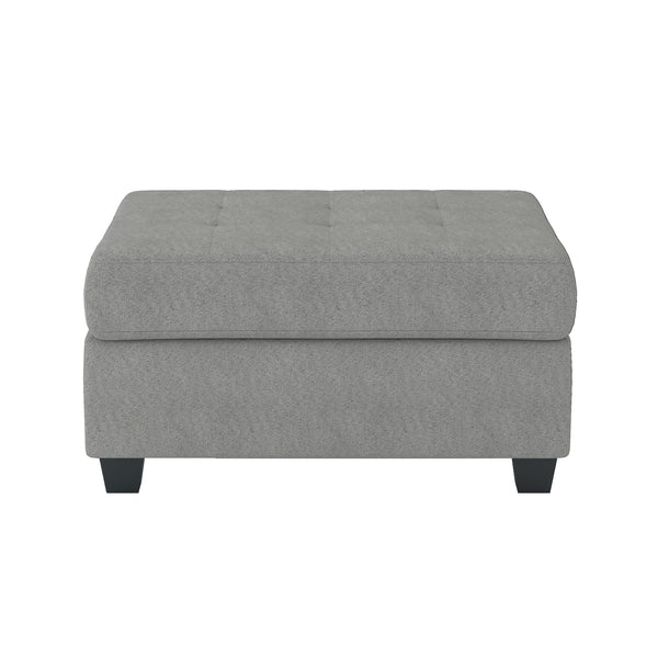 Homelegance Maston Fabric Storage Ottoman 9507GRY-4 IMAGE 1