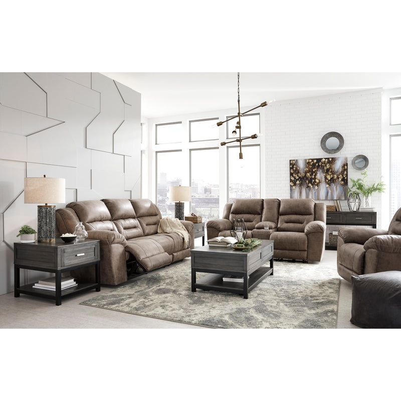 Signature Design by Ashley Stoneland Reclining Leather Look Loveseat 3990594 IMAGE 8