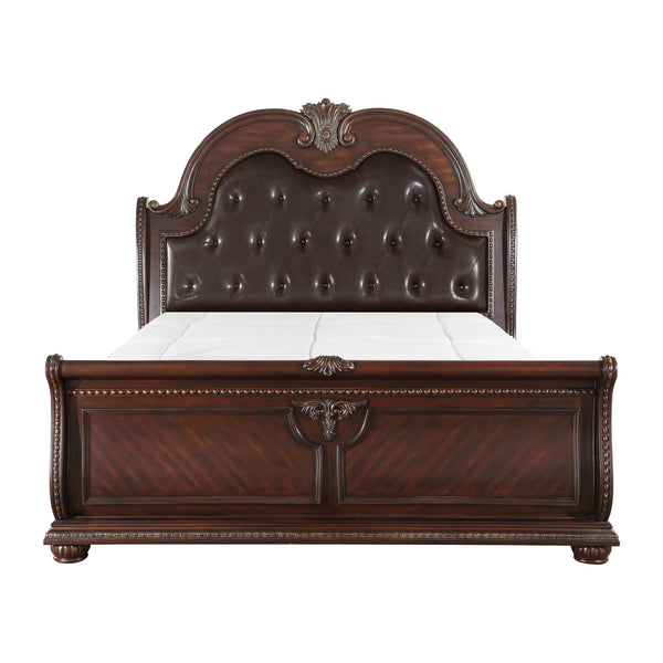 Homelegance Cavalier Queen Sleigh Bed 1757-1* IMAGE 1