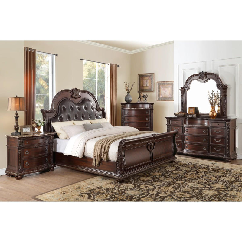 Homelegance Cavalier Queen Sleigh Bed 1757-1* IMAGE 3