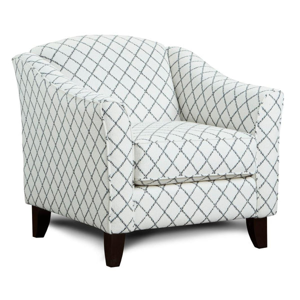 Fusion Furniture Stationary Fabric Accent Chair 452 MUSE BLUE IMAGE 1