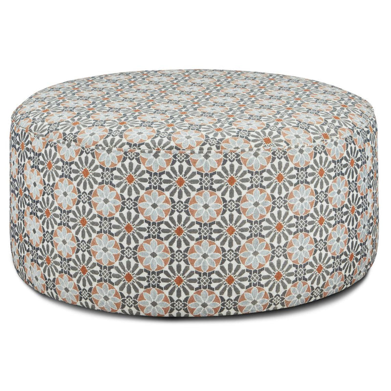 Fusion Furniture Fabric Ottoman 140 ETRUSCAN TERRACOTTA IMAGE 1