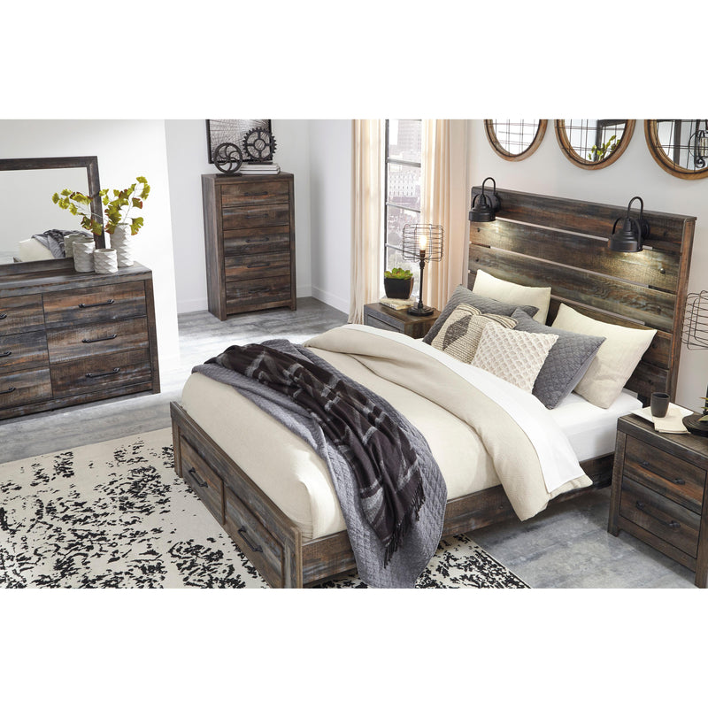 Drystan queen panel bed deals with storage