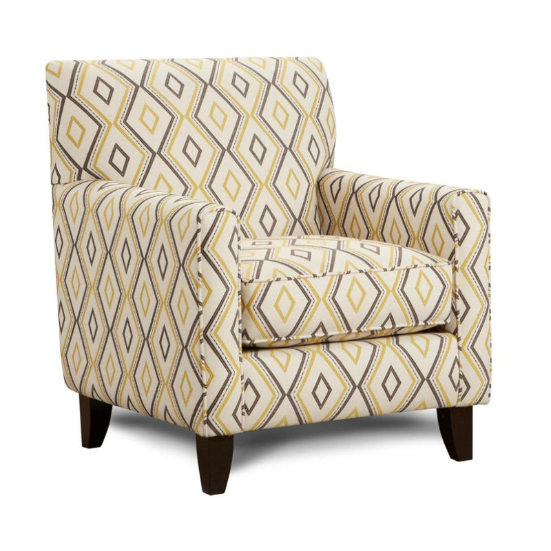 Fusion Furniture Stationary Fabric Accent Chair 702 DOOZIE DIJON IMAGE 2