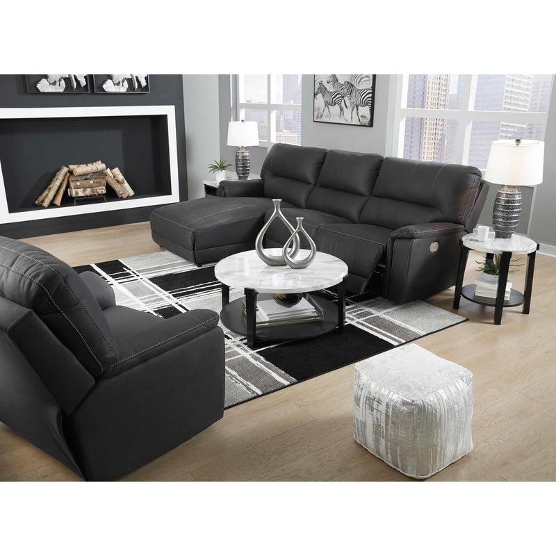 Signature Design by Ashley Henefer Power Reclining Leather Look 3 pc Sectional 7860679/7860646/7860662 IMAGE 6