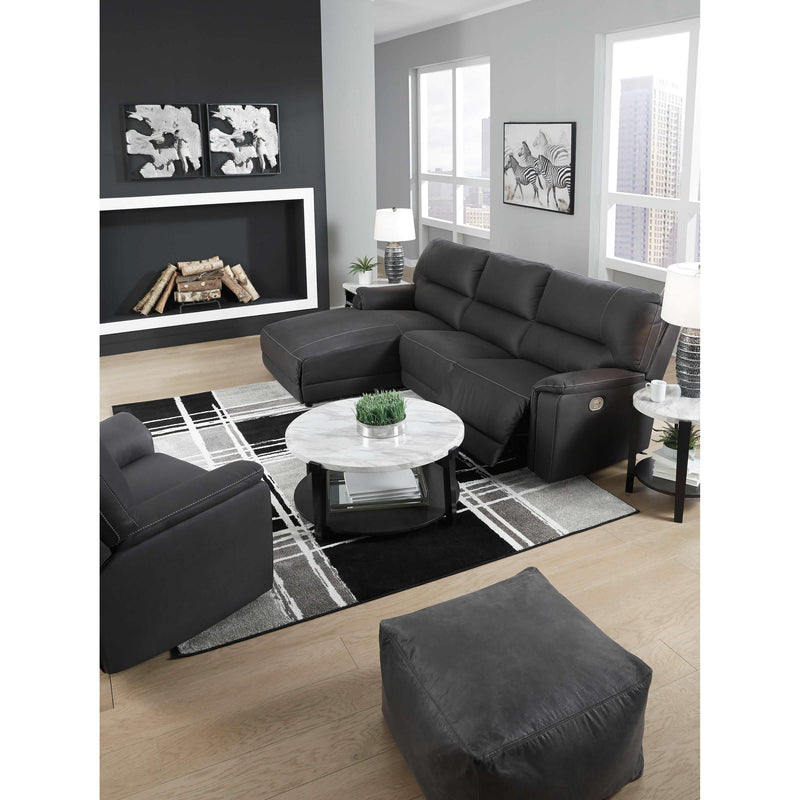 Signature Design by Ashley Henefer Power Reclining Leather Look 3 pc Sectional 7860679/7860646/7860662 IMAGE 7