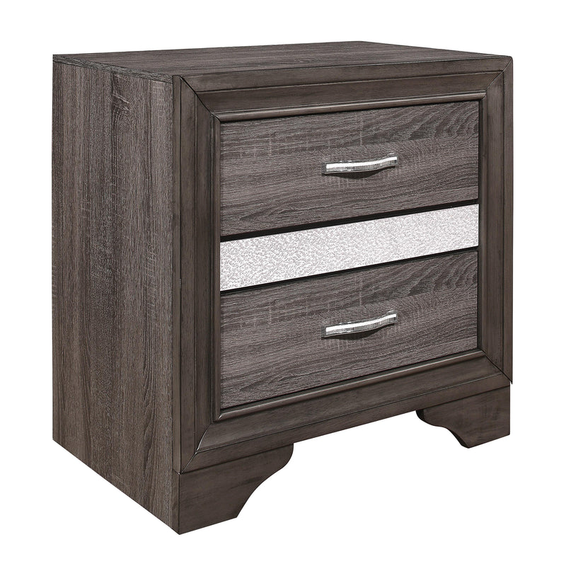 Homelegance Luster 2-Drawer Nightstand 1505-4 IMAGE 2