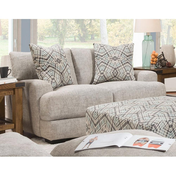 Franklin Crosby Stationary Fabric Loveseat 90320 3932-25 IMAGE 1