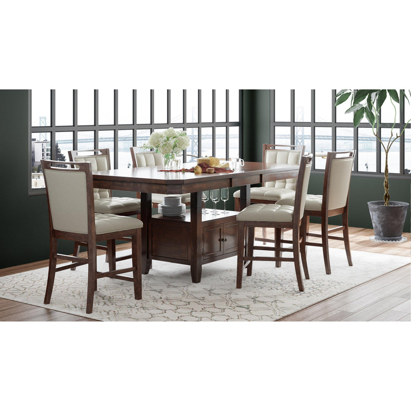 Jofran Manchester Adjustable Height Dining Table with Pedestal Base 1672-78B/1672-78T IMAGE 11
