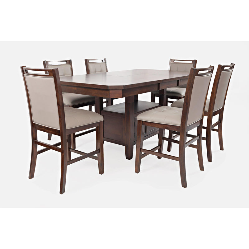 Jofran Manchester Adjustable Height Dining Table with Pedestal Base 1672-78B/1672-78T IMAGE 7